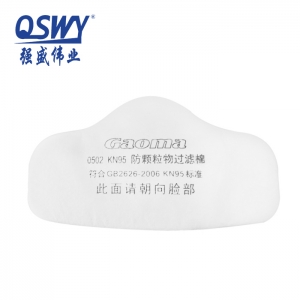 防顆粒物(wù)過濾棉  搭配0503C防塵面罩使用(yòng) 